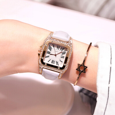 

Watch ladies&students Korean version of rhinestone fashion waterproof casual atmosphere Shi Ying ladies watch shaking sound ne