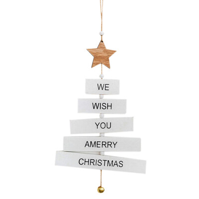 

Tailored Christmas Tree Decor Letter Pendant Home Wooden Hanging Christmas Decoration