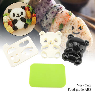 

Greensen 4pcs Food-grade ABS Sushi Rice Mold with Little Bear Shape DIY Handicraft Rice Ball Mold
