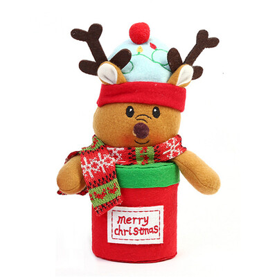 

Toponeto Merry Christmas Children Santa Claus Snowman Elk Candy Packaging Candy Box