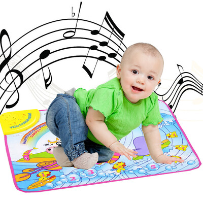 

Siaonvr New Play Keyboard Musical Music Singing Carpet Mat Best Kids Baby Gift