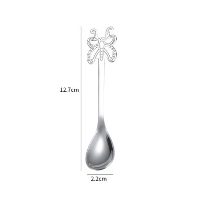 

Stainless Steel Creative Cartoon Cup Coffee Cup Butterfly Spoon Household Items