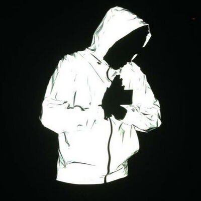 

3M Mens Waterproof Reflective Running Jacket Night Overcoat Outwear Windbreaker