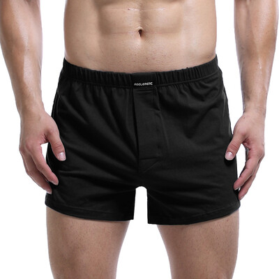 

Mens Underwear Solid Color Boxer Shorts Trunks Sports Casual Home Underpants