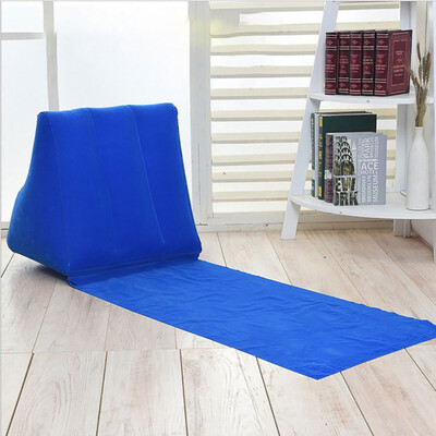 

〖Follure〗Outdoor Inflatable Pillow Beach Mat Lazy Beach Mattress Folding Lawn Camping Mat