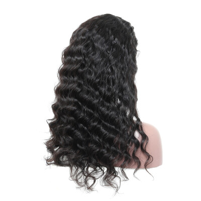 

Dolago Virgin 13x6 Lace Front Human Hair Wigs For Women Black Full 250 Density Malaysian Glueless Lace Frontal Wig Loose Wave