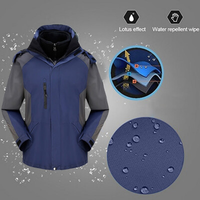 

Toponeto Men Winter Hooded Softshell Windproof Waterproof Soft Coat Shell Jacket