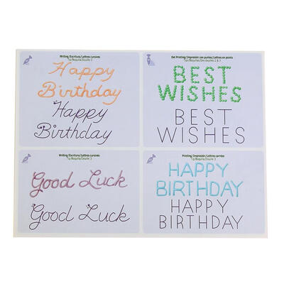 

23pcsset Cake Icing Piping DIY Practice Drawing Board Template Paper