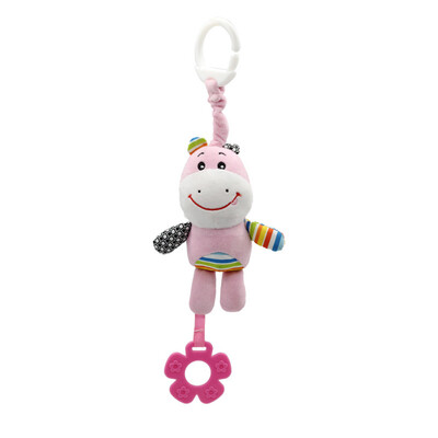 

Siaonvr Plush Animal Toy Wind Chime Spiral Bed Cart Accessories Baby Car Pendant