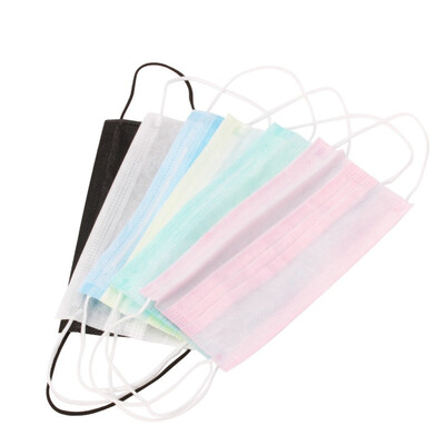 

Siaonvr 50pcs Disposable Face Salon Dust Ear Loop Medical Mouth Flu Mask