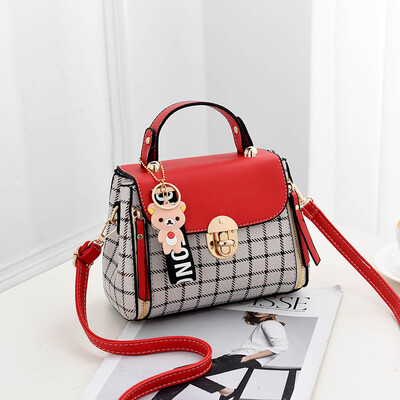 

Little girl bag tide Korean version 100 shoulder oblique satchel simple fashion lady handbag