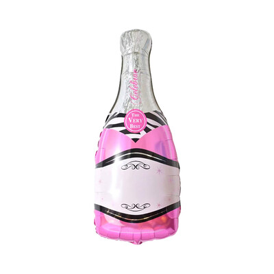 

Toponeto Champagne Wine Bottle Balloons Happy Birthday Party Decoration Aluminum Foil