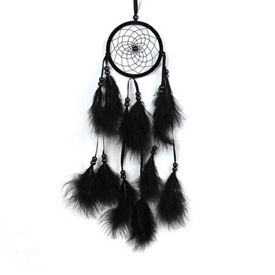 

Wind Chimes Handmade Indian Dream Catcher Net With Feathers 55 cm Wall Hanging Dreamcatcher Craft Gift Home Decoration