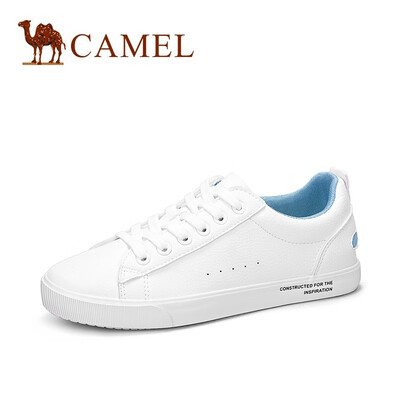 

Camel CAMEL Womens Youthful Letters Round Head Strap White Shoes A91278605 WhiteBlue 35