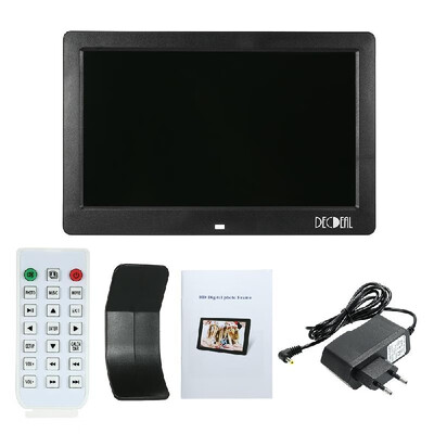 

DECDEAL 10 Inch Digital Photo Frame HD Digital Picture Frame SD Card Slots&Remote Control AU