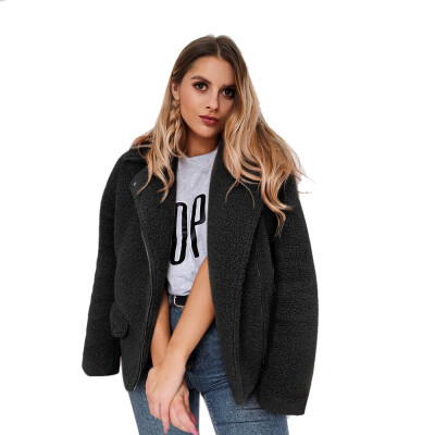 

Toponeto Women Open Front Cardigan Jacket Faux Fur Coat Warm Winter Overcoat Outercoat