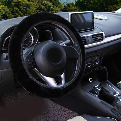 

3pcs Steering wheel cover Set Hand Brake Interior Decorative Accessory