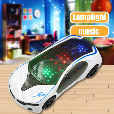 

〖Follure〗3D Supercar Style Electric Toy With Wheel Lights&Music Kids Boys Girls Gift