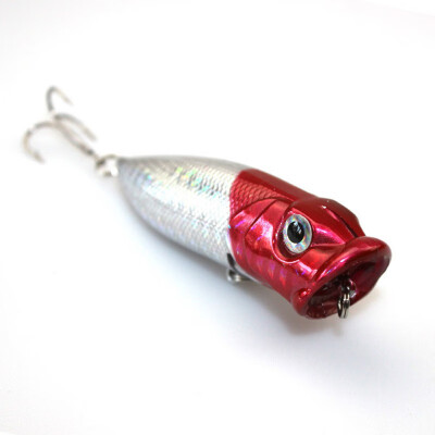 

5 colors Fishing Lures Popper Lure 65cm 13g fishing bait 6 high carbon steel hook fishing tackle