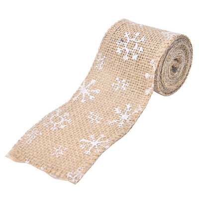 

Tailored 3MChristmas Jute Burlap Craft Ribbon Roll Sewing Cartoon DIY Decoration Wedding