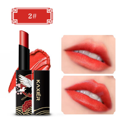 

1 Pcs Forbidden City Chinese Style Lipstick Long-lasting Lip Cosmetics Matte Waterproof Lip Stick Chinese Red Series Lipstick