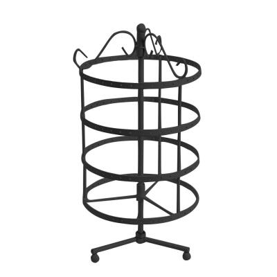 

144 Holes 4 Tiers Round Rotatable Display Earring Women Jewelry Stand Rack