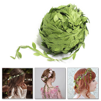

20M Craft Garland Plant Artificial Leaf Vine Fake Green Flower Wreath Home Decor