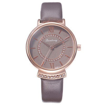 

New personality ladies Roman simple scale casual quartz watch belt female models