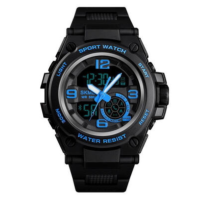 

KMEI New Men Sports Watches Smart Bluetooth Watch Calorie Pedometer Remote Camera Waterproof Wristwatches 1517