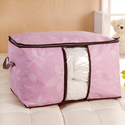 

Funny Storage Organizer Flower Pattern Quilt Blanket Pillow Storage Bags Clothes Storage