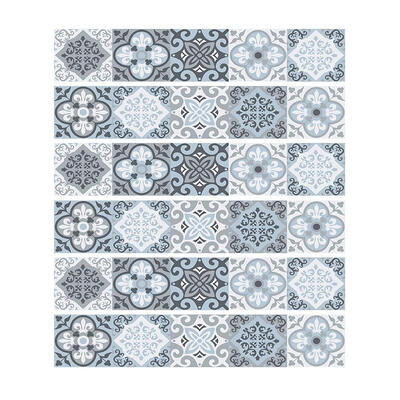 

6pcsSet 3D Geometry Tiles Stairs Stickers Home Floor Wall Decal Decoration