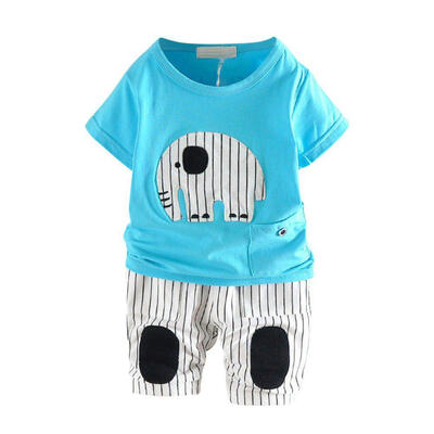 

Summer Baby Boy Girl Clothing Set Cotton Girls Clothing Baby Clothes tshirtshort Pant Cartoon Newborn Baby Boy Clothes