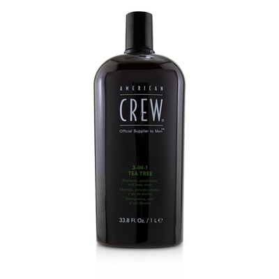 

AMERICAN CREW - Men 3-IN-1 Tea Tree Shampoo Conditioner&Body Wash 1000ml338oz