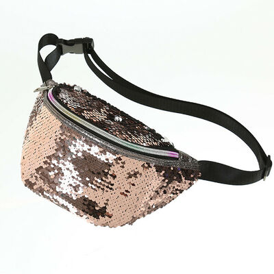 

2019 New Style Sequined Men Women Reversible Mermaid Sequin Waist Bum Bag Fanny Pack Pouch Satchel Waist Packs