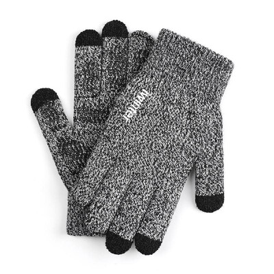 

Knitted Gloves Sensitive Touchscreen Gloves Women Men Wool Knitting Gloves Anti-skid Warm Winter Gloves