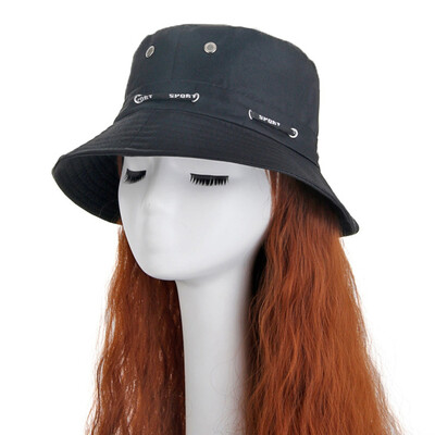 

5 Colors Unisex Men Women Summer Cotton Bucket Hat Outdoor Fisherman Camo Cap