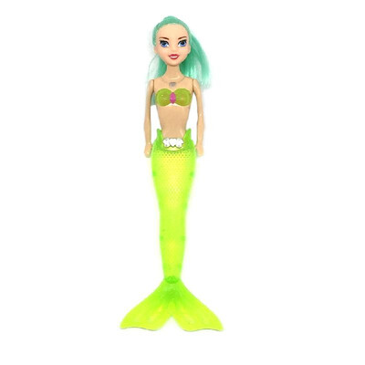 

Waterproof LED Light Flash Swimming Mermaid Princess Doll Bath Spa Pool Toy Gift Rewards for Girls Baby