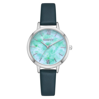 

Korean version of the small girl watch simple casual small fresh student PU quartz watch brand ladies watch