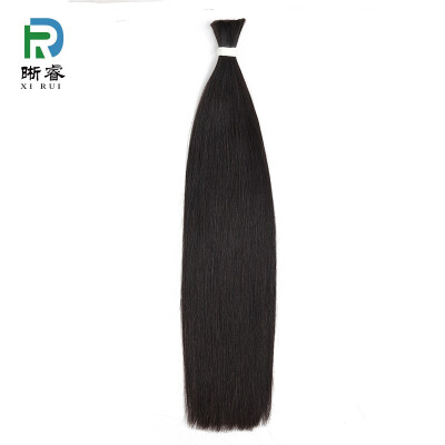 

Chinese straight hair meterial human hair extension natural black color