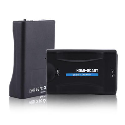 

Greensen 1080P MHL HDMI to SCART Video Audio Converter Scaler Support NTSC&PALScart to HDMI Converter Scart to HDMI Adapter