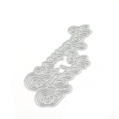 

Happy Birthday Cutting Dies Stencils Scrapbook Album Embossing Card DIY Craft Decorative