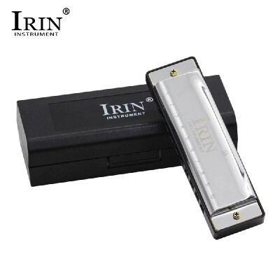 

IRIN G-30 Mouthorgan 10 Holes 20 Tones Key of G Blues Harmonica with ABS Box for Beginners Music Lovers Christmas Gift Wind Instru