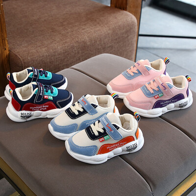 

Autumn Baby Girl Boy Toddler Shoes Infant Casual Running Shoes Soft Bottom Comfortable Stitching Color Children Sneaker