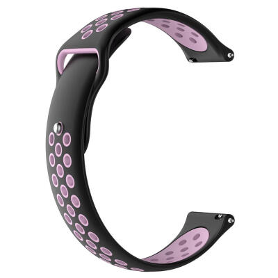 

Silicone Double Color Wristband 20mm Watch Band Wrist Strap for Ticwatch C2
