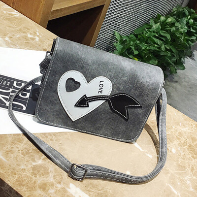 

Tailored Women Messenger Bags Heart-Shaped Simple Wear Shoulder Bag Crossbody Handbag BK