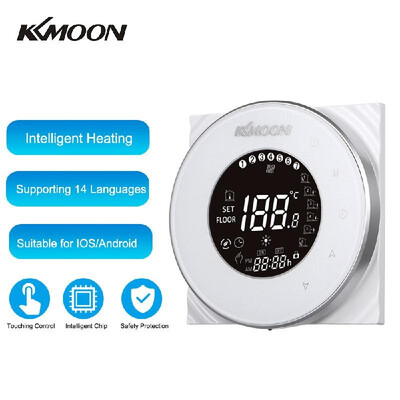 

KKmoon Digital Water Heating Thermostat with WiFi Connection & Voice Control Energy Saving AC 95-250V 5A Touchscreen LCD Display R