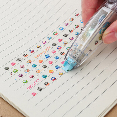 

Siaonvr Creative Stationery Push Correction Tape Lace School Supplies