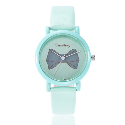 

New student ladies belt watch bow belt