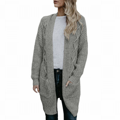 

Cardigan Sweater womens Long Loose Wool Sweater Jacket