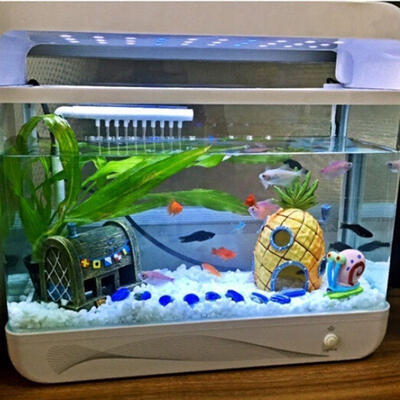 

Spongebob Squarepants 14cm Pineapple House Fish Tank Aquarium Ornament Home UK